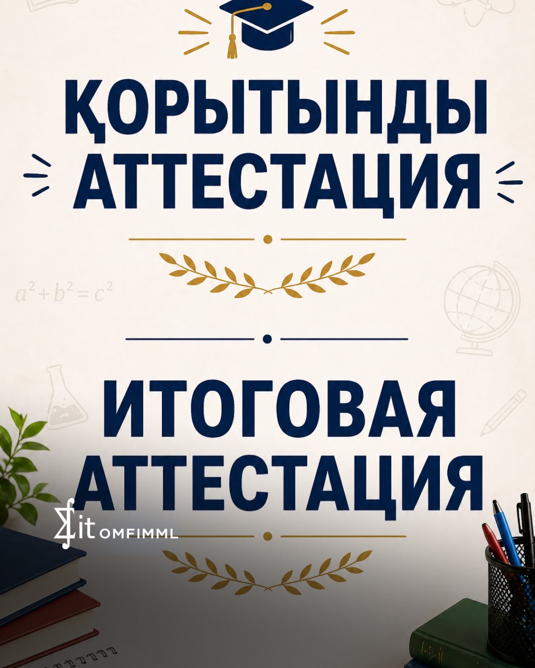 «Орта білім беру ұйымдарында білім алушылардың қорытынды аттестаттауын өткізу мерзімдерін айқындау туралы»