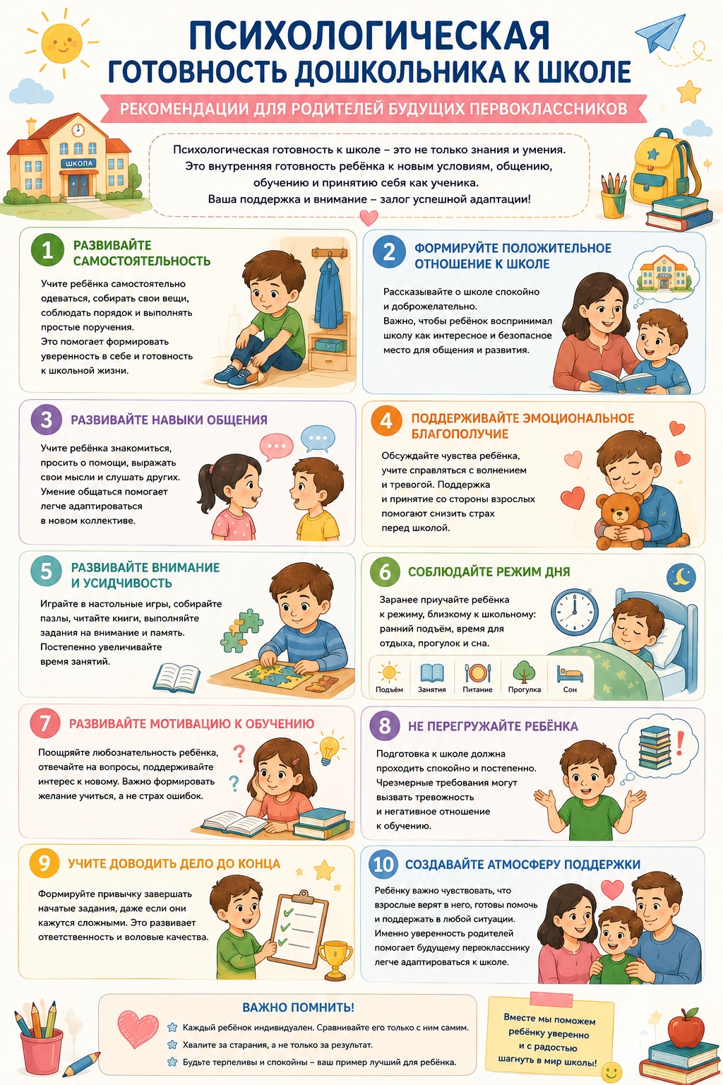 Памятка для родителей